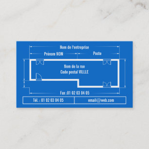 blueprint business card