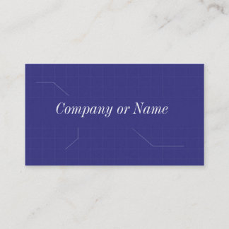 Blueprint / Engineering Business Card