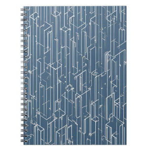 Blueprint Geometry Notebook – Sleek Design