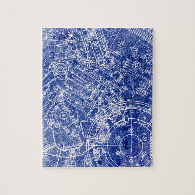 Blueprint Jigsaw Puzzle (Vertical)