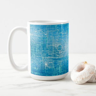 Blueprint of Bold Dreams Coffee Mug