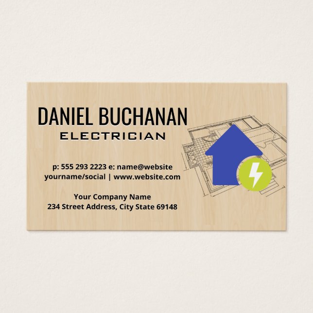 Blueprint | Wood Background (Front)