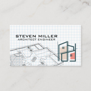 Blueprints   Architect Logo   General Contractor Business Card