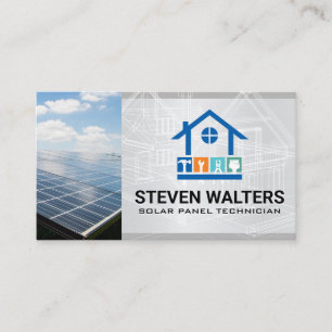 Blueprints   General Contractor  Business Card