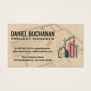 Blueprints   Wood   Architect Logo