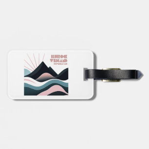 Bluerock Wildland Provincial Park Coloured Hills Luggage Tag