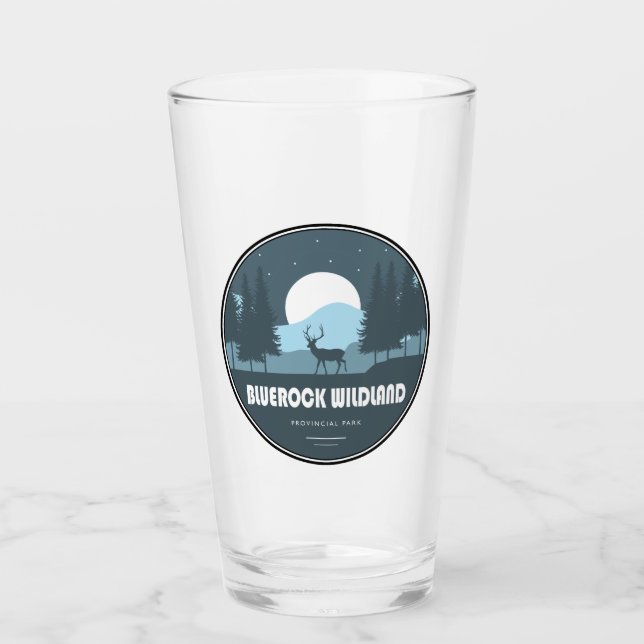 Bluerock Wildland Provincial Park Deer Glass (Front)