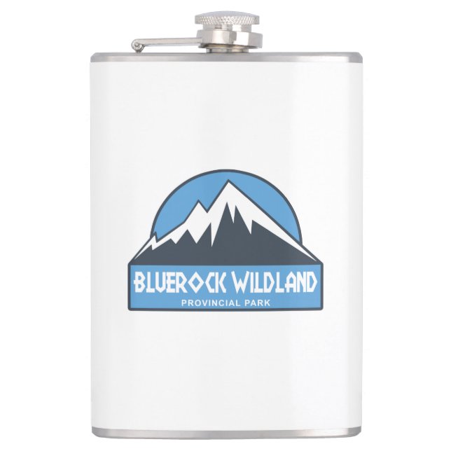 Bluerock Wildland Provincial Park Hip Flask (Front)