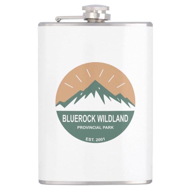  Bluerock Wildland Provincial Park Hip Flask (Front)