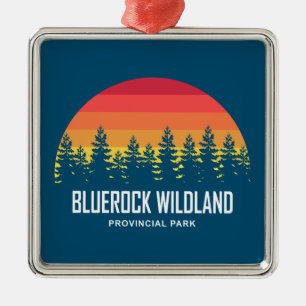 Bluerock Wildland Provincial Park Metal Tree Decoration