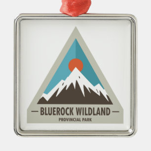 Bluerock Wildland Provincial Park Metal Tree Decoration