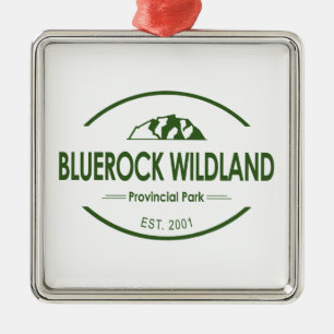 Bluerock Wildland Provincial Park Metal Tree Decoration