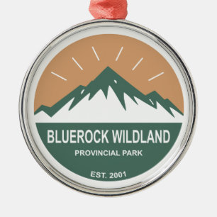 Bluerock Wildland Provincial Park Metal Tree Decoration