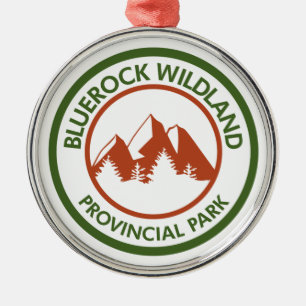 Bluerock Wildland Provincial Park Metal Tree Decoration