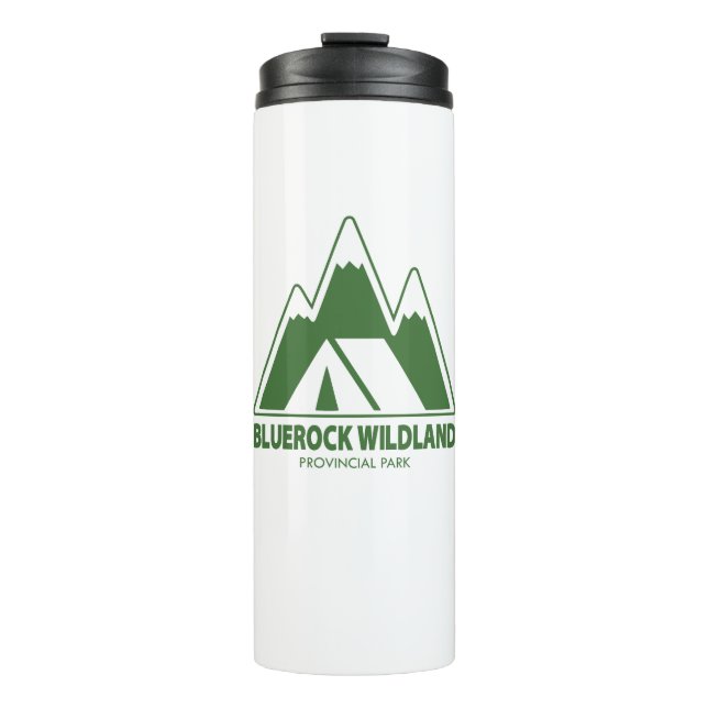 Bluerock Wildland Provincial Park Mountain Camping Thermal Tumbler (Front)