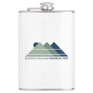 Bluerock Wildland Provincial Park Mountain Sun Hip Flask