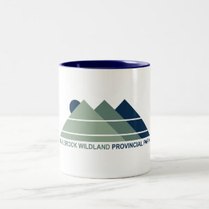 Bluerock Wildland Provincial Park Mountain Sun Two-Tone Coffee Mug