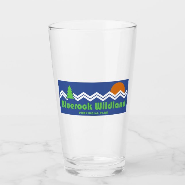 Bluerock Wildland Provincial Park Retro Glass (Front)