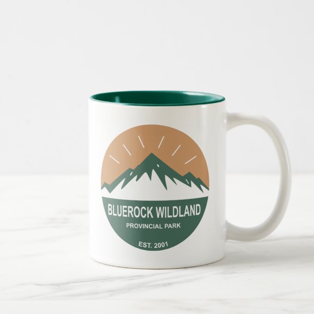 Bluerock Wildland Provincial Park Two-Tone Coffee Mug (Right)
