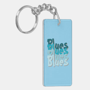 Blues Acrylic Keychain