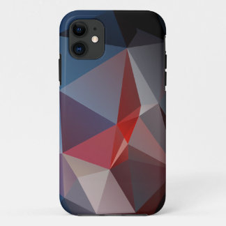 Blues and Reds Abstract Pyramid Art Case-Mate iPho iPhone 11 Case