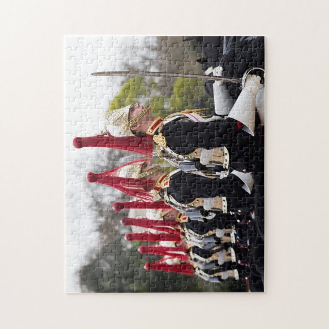 Blues And Royals Cavalry Jigsaw Puzzle (Vertical)