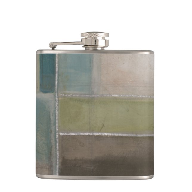 Blues at Dusk II Hip Flask (Front)