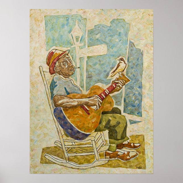 "Blues Bird" Print (Front)