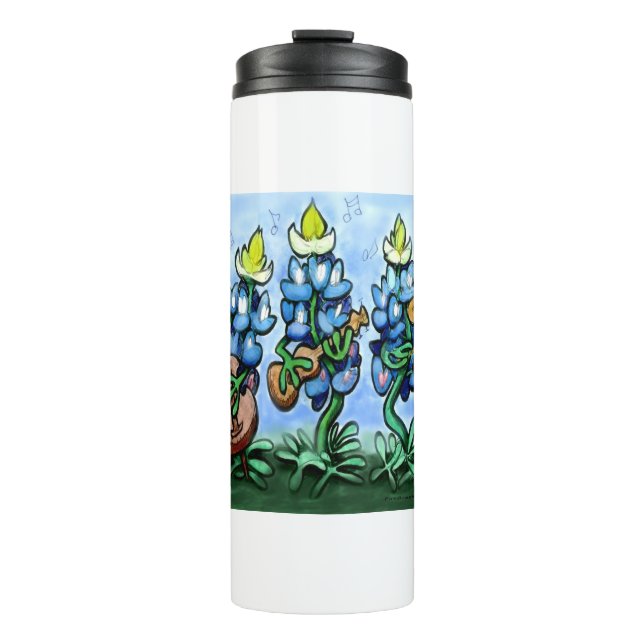 Blues Bonnets Thermal Tumbler (Front)