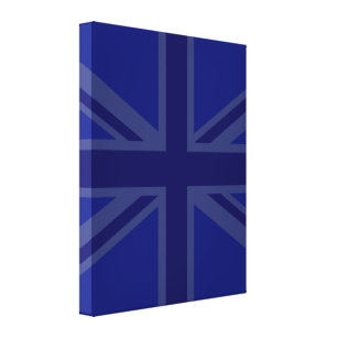 Blues for a Union Jack British Flag Canvas Print