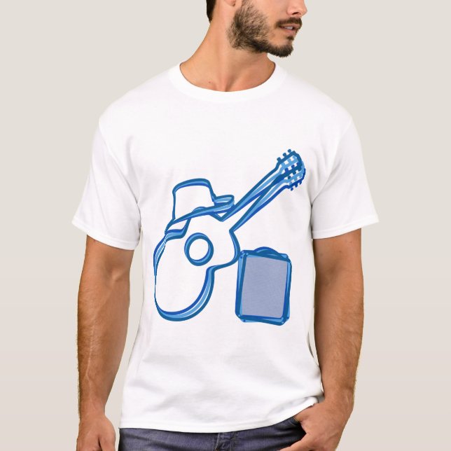 Blues Guitar T-shirt (Front)