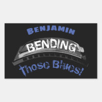 Blues harmonica player bending humour musician