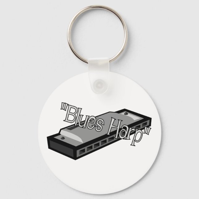 Blues Harp Keychain (Front)