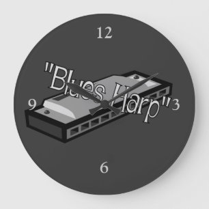Blues Harp Wall Clock
