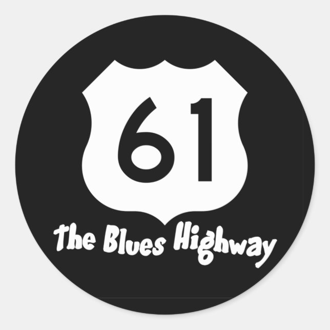 Blues Highway Sticker (Front)