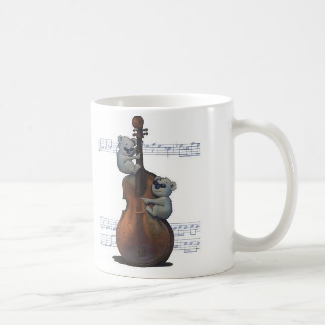 "Blues Koalas" by Suzi German Coffee Mug (Right)
