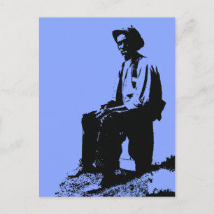 Blues Man Postcard