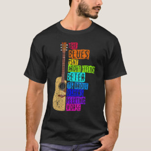Blues Music Band Vintage Guitar Teacher Blues 1 T-Shirt