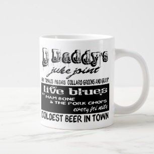 Blues Music Coffee Mug Vintage Advertising