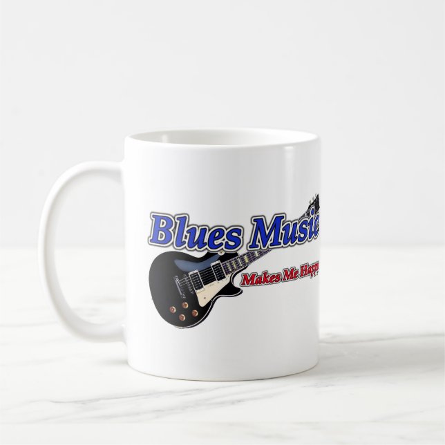 Blues Music Mug (Left)