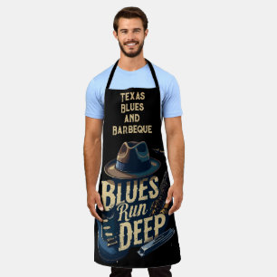 Blues Music Retro Aesthetic Vintage Jazz Apron