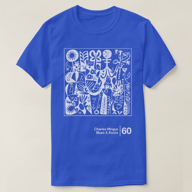 Blues Roots Charles Mingus Minimal Style Graphic A T-Shirt (Design Front)