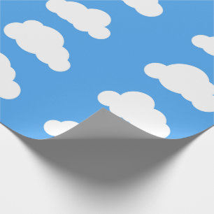 Blues skies - gift wrap