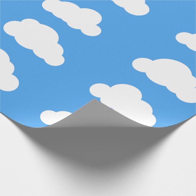 Blues skies - gift wrap (Corner)