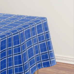 Blues Tartan Tablecloth