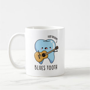 Blues Tooth Funny Dental Music Pun  Coffee Mug