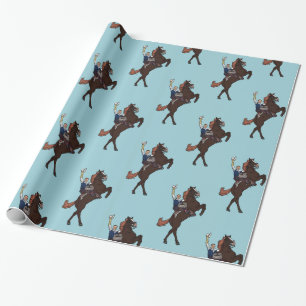 BlueSky Gene, The Cowboy Wrapping Paper