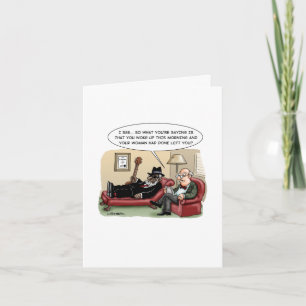Bluesman in Therapy Card