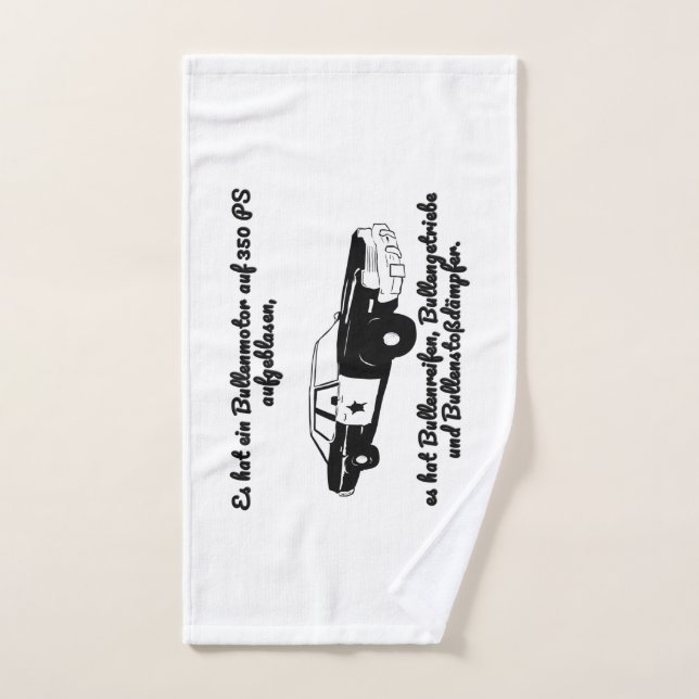 Bluesmobil,  Dodge Monaco Sedan, Blues Brothers Hand Towel (Hand Towel)