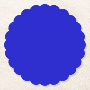 Bluest Blue Scalloped Coasters